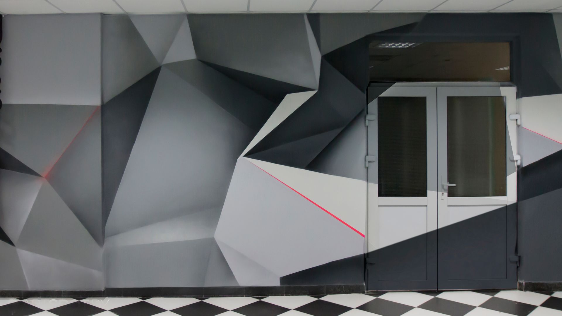 Роспись стен в Вильнюсе