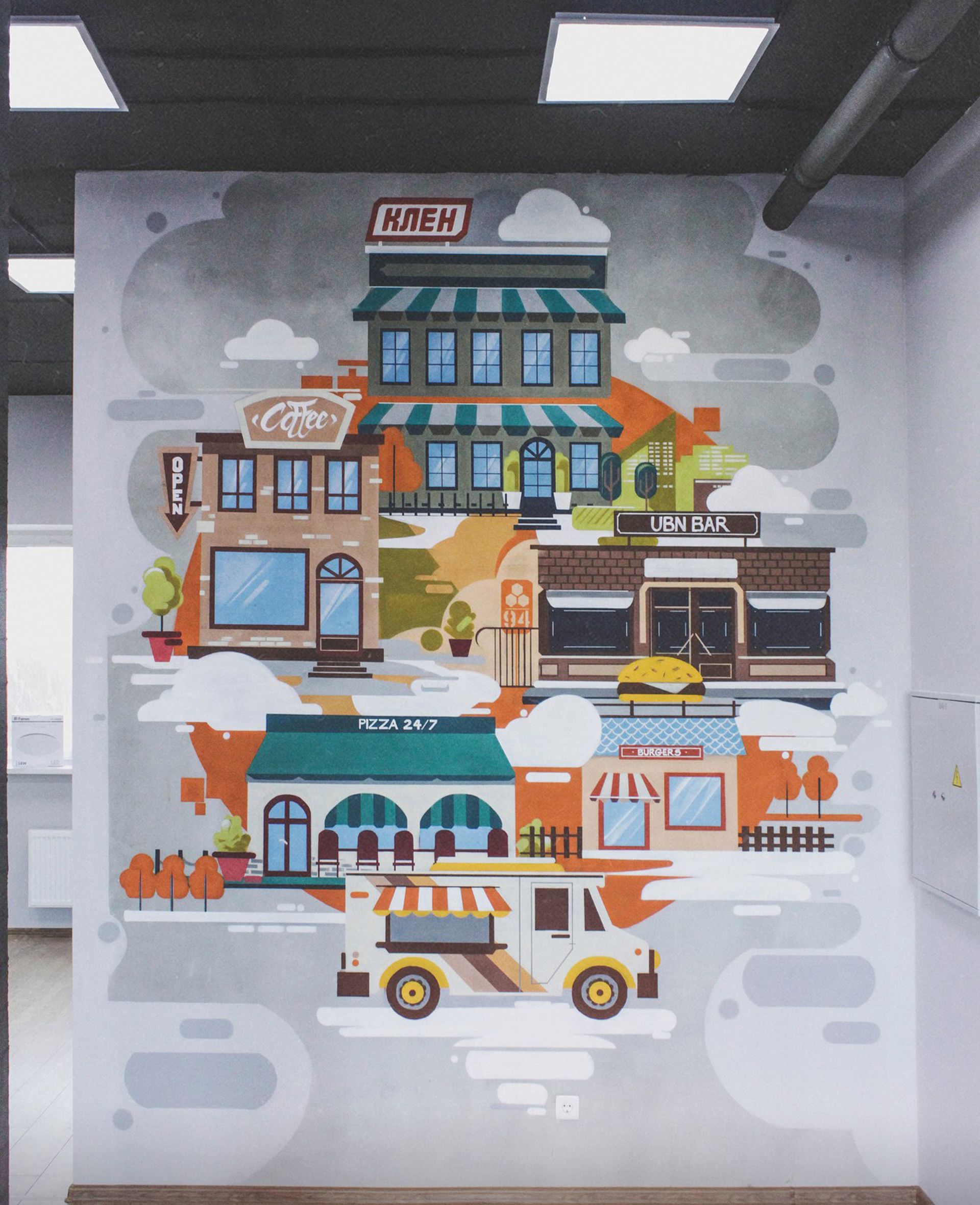 Роспись стен в Вильнюсе