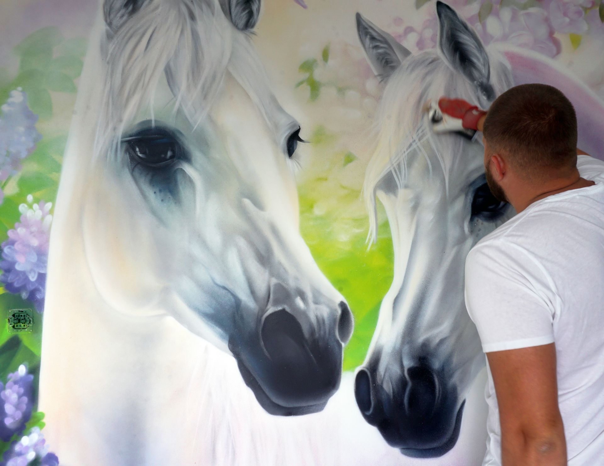 Роспись стен в Вильнюсе