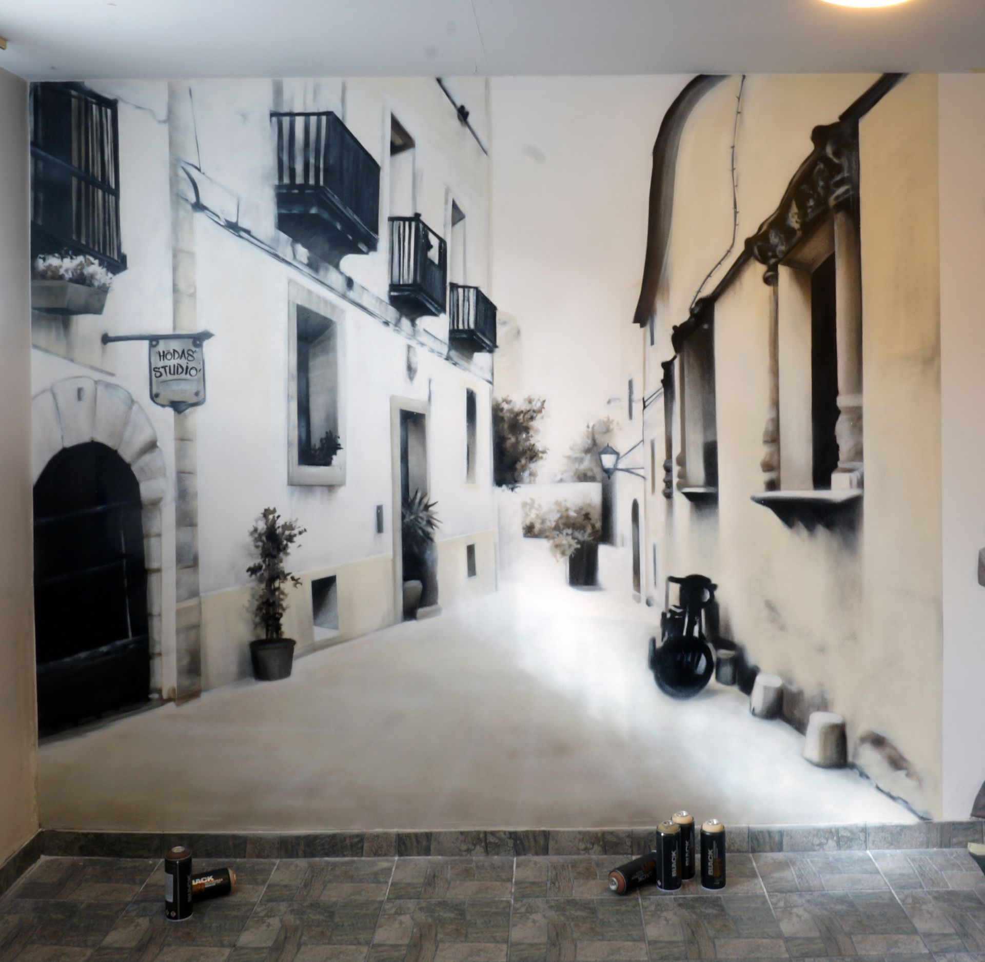 Роспись стен в Вильнюсе